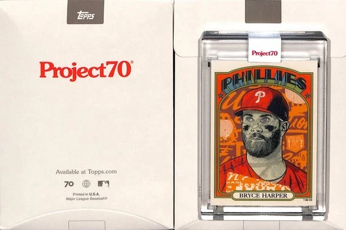 2021 TOPPS PROJECT 70 #847 1972 BRYCE HARPER - PHILLIES - MORNING BREATH