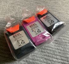 LD Replacement Replacements HP 65XL High Yield 2-Black  1-Tri-Color Ink