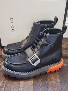 $1600 Brand New Gucci Sierra Calf Men\'s Boots Nylon GG Sz G 7 US 7.5 Boot Gucci Men | eBay main image 4