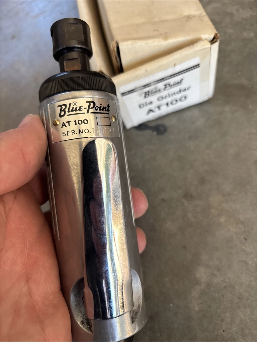 Meuleuse pneumatique coudée 90 °. Compacte, longueur 155 mm, idéale pour finitio