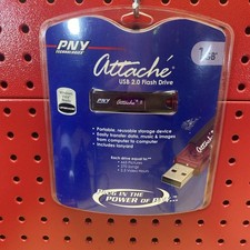 New PNY Attache 1GB USB 2.0 Flash Drive + Lan...