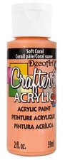 Decoart Crafters Acrylic Matte Paint Water Based Craft Paint  2oz 59ml non toxic