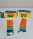 Vintage Matchbox #1 & #2 Lesney Mercedes Truck & Trailer Toy in Original Box