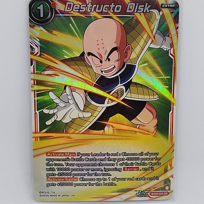 Dragon Ball Super Prismatic Clash - Destructo Disk BT28-025 SR Foil BT28 NM