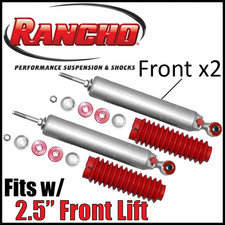 Rancho Rs9000xl Front Shocks 2005-2025 Ford F250 F350 Super Duty 4wd W2.5 Lift