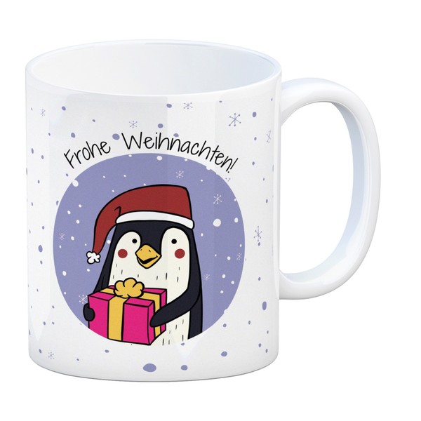 Frohe Weihnachten Kaffeebecher Mit SüßEm Pinguin-image