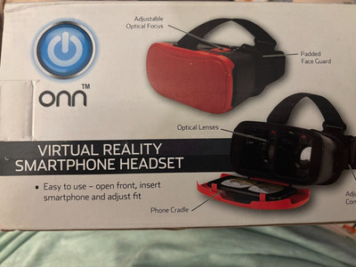 New ONN VR Virtual Reality  Smartphone Headset New In Box