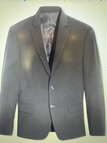 Calvin Klein Boys Formal Single Breasted Suit Jacket , Black, 16 Husky New W/Tag - Picture 5 of 9