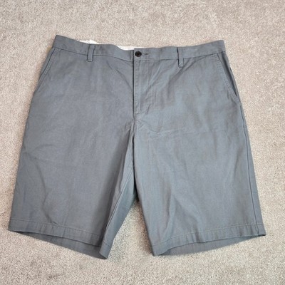 Dockers Mens Gray Cotton Twill Shorts Smartphone Pocket 354120007 Size 38 NWT