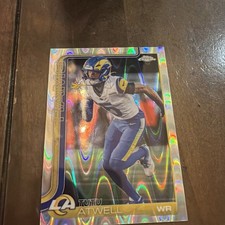 2025 Topps Chrome Football - Tutu Atwell RayWave #167