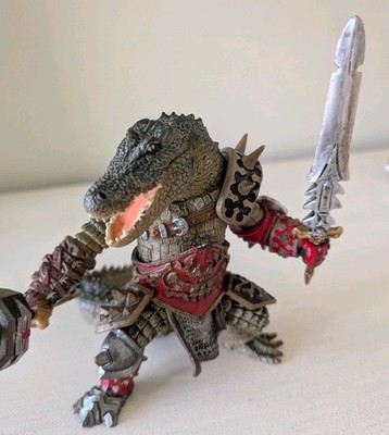 Papo Mutant Warrior,Alligator,Pre Owned,