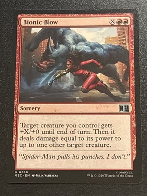MTG Commander: Marvel Super Heroes Bionic Blow 0680