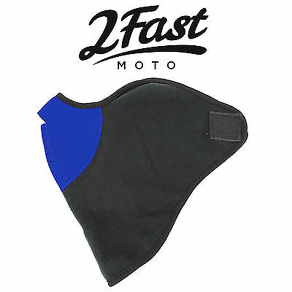 Máscara deportiva de neopreno polar de media cara con ventilación de malla MX ATV 66-5116u Foto 4 de 4