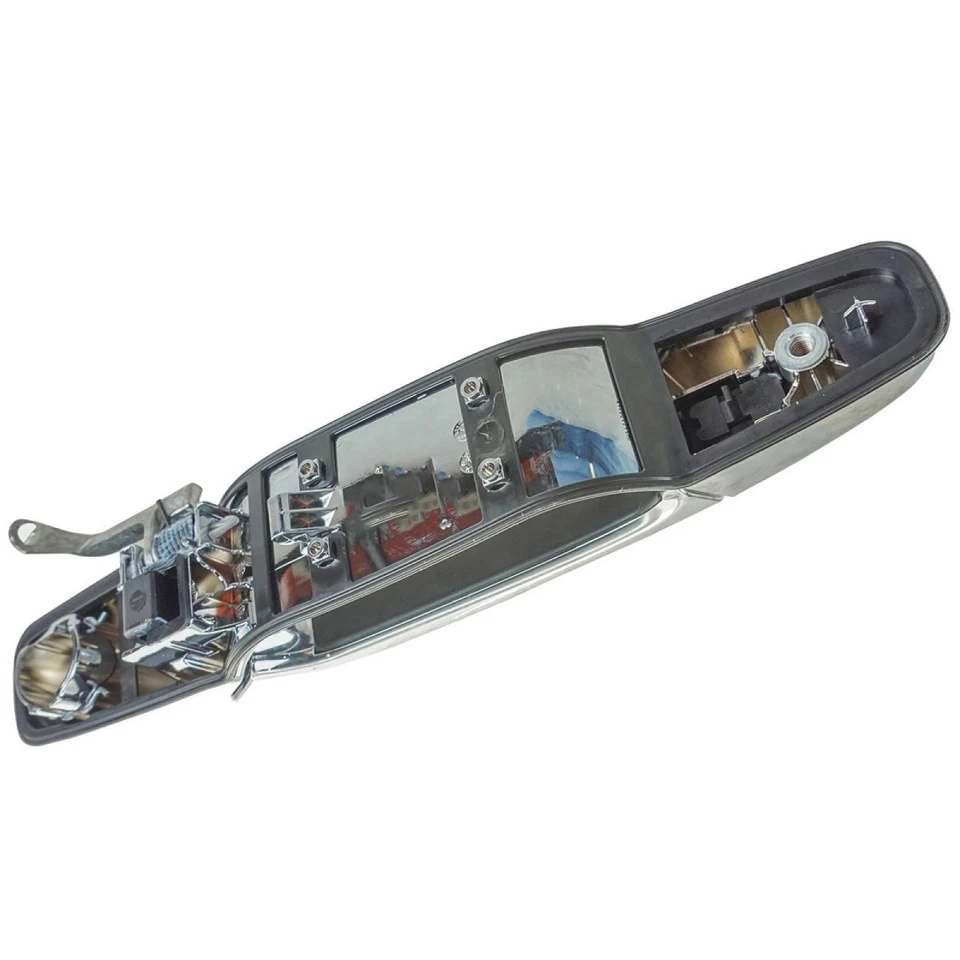 Manija de puerta cromada exterior exterior OEM lado del conductor delantero izquierdo para camioneta Chevy Foto 2 de 4