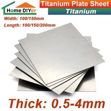 Titanium Plate Alloy Titanium Metal Sheet 0.5mm 0.6mm 0.8mm 1mm-4mm Metalworking
