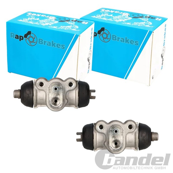 2X RAP ALU Radbremszylinder 19Mm Passend FüR KIA Carens Clarus Sephia Shuma Trom-image