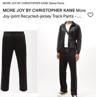 Christopher Kane  More Joy  Tracksuit Bottoms Pants Rave Techno Dance- Sz-M Or L
