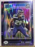 2024 Panini Donruss Optic - Rated Rookie D.J. James #222 Purple Shock Prizm (RC)