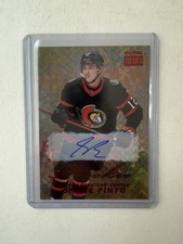 2021-22 Upper Deck Metal Universe Shane Pinto Retro Rookie Auto #PP-28 Senators