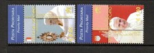 VATICAN CITY MNH 2006 SG1480-1481 APOSTOLIC JOURNEYS POPE BENEDICT XVI IN 2005