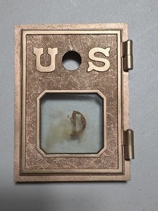 Eagle Lock Co 122 Post Office Box Door Size #1 Circa 1903