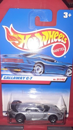 INTERNATIONAL CARD Hot Wheels 1998 Erstausgabe 31/40 #677 Callaway C-7 (5SP)