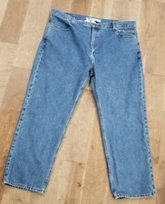 Harley Davidson Jeans Mens 44x30 Blue Bootcut Denim  