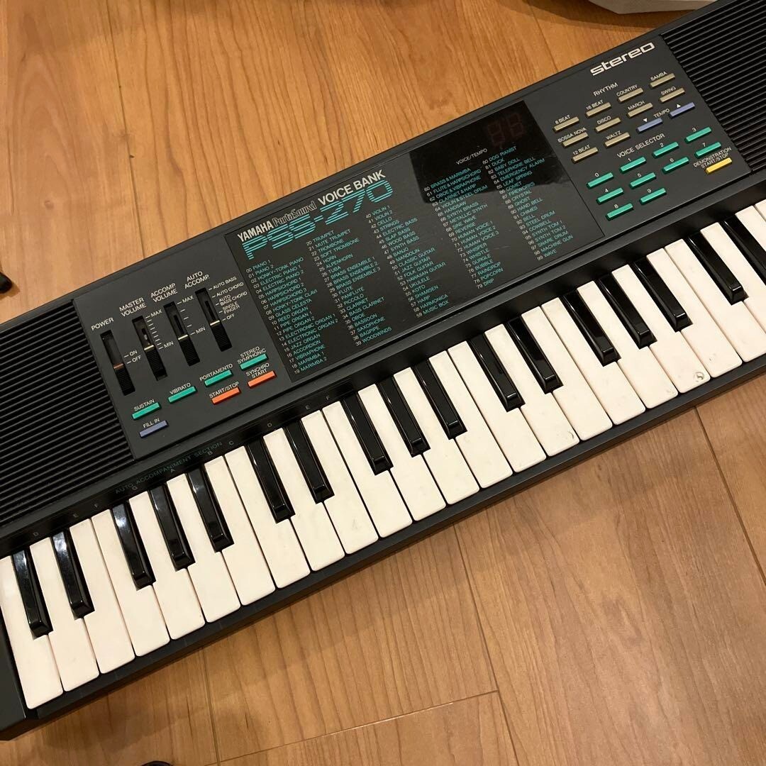 Yamaha PSS-270 キーボード Yamaha PSS-270 Electronic Keyboard - Black for sale online