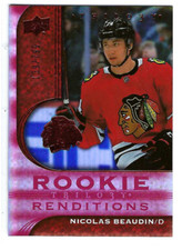 NICOLAS BEAUDIN 2020-21 UPPER DECK TRILOGY ROOKIE RENDITIONS /799