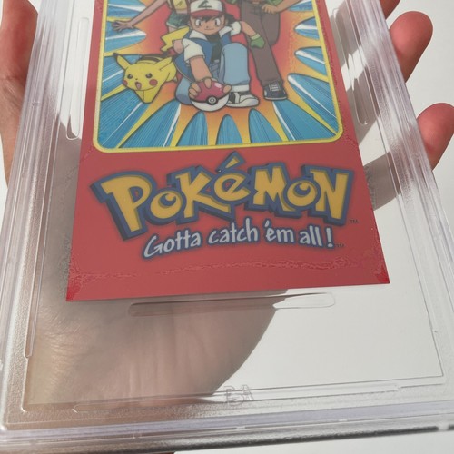 2000 Topps Pokemon Tv Series 2 Oversized Tin Topper #2 Ash & Others - PSA 8 - Picture 6 of 9