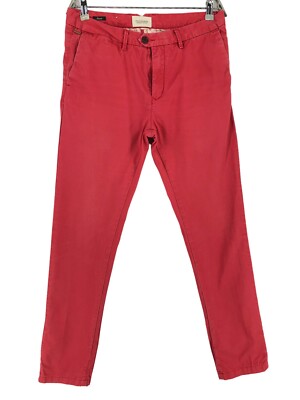 Scotch & Soda Herren Stuart Slim Chino Hose Größe W29 L32 - GG2
