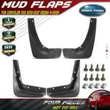 Mud Flaps Splash Guards Mudflaps for Chrysler 300 Sedan 2013-2017 Front & Rear