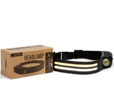 Power To Go LED Headlamp - LED - rechargeable - motion sensor - from Breo Box