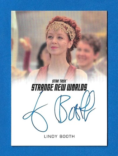 Star Trek Strange New Worlds Staffel 2 Autogramm Lindy Booth als Alora