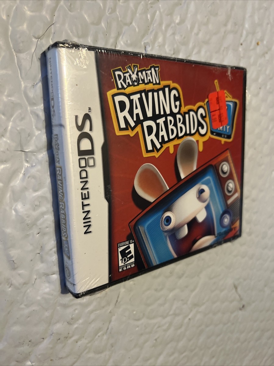 Rayman Raving Rabbids TV Party (Nintendo DS) new Sealed Rip