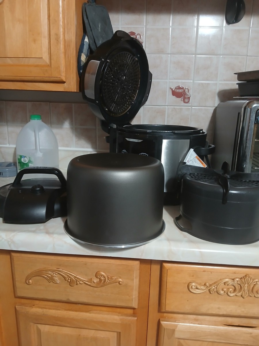 Ninja Foodi FD402 9-in-1 Deluxe XL Air Fryer Black Stainless