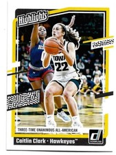 2024 Panini Caitlin Clark Collection Donruss Highlights #H12 Iowa Hawkeyes