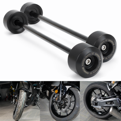 For YAMAHA YZF R7 2021-2025 CNC Front & Rear Wheel Fork Axle