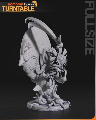 Masked Lost Child | Resin Garage Kit Figure Game Fan Art | Nomnom Figures - Picture 6 of 10
