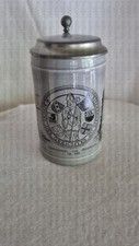 Villeroy und Boch Bierkrug mit Zinndeckel Sch&ouml;ffensiegel Heimerzheim K001-257