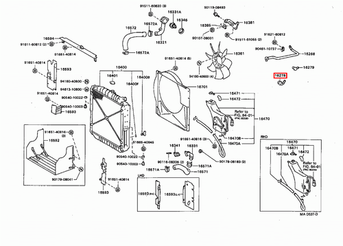 Genuine LandCruiser 80 79 78 75 70 100 76 Series 1HZ 1PZ 1HD Water By-pass Pipe - Picture 16 of 20
