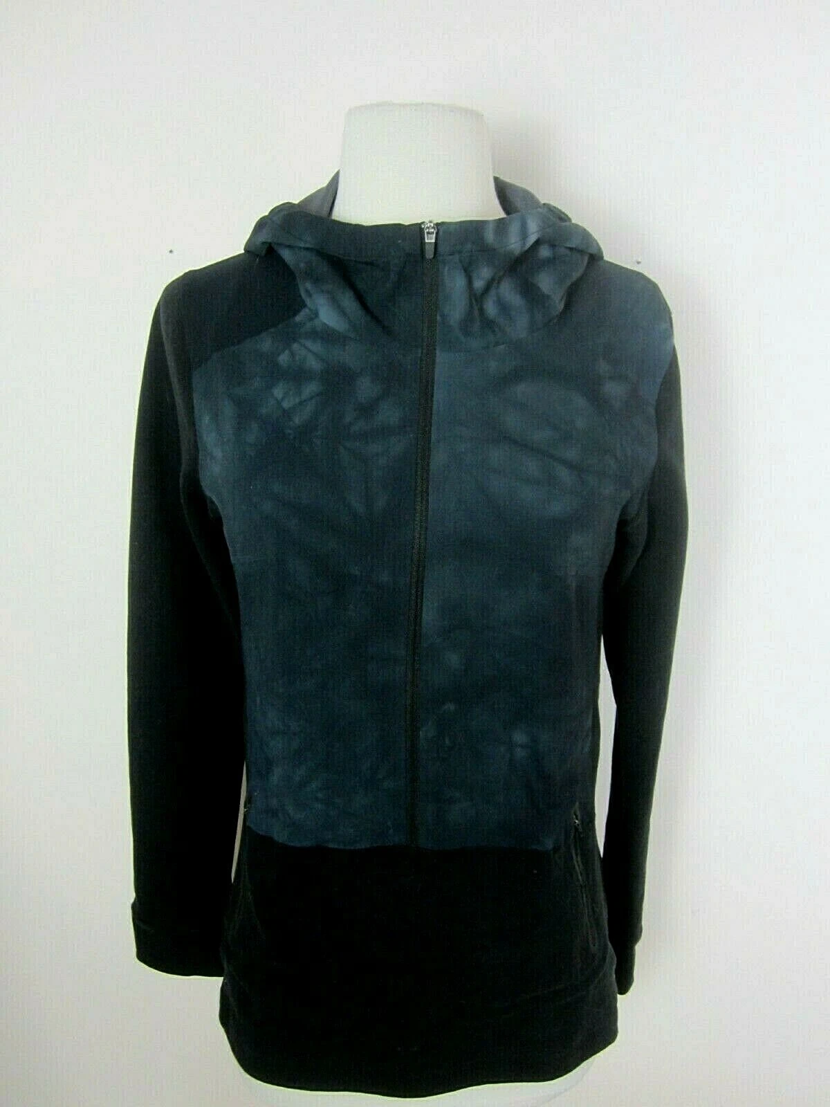 north-face fitness running hiking camping 3/4 zip hooded jacket