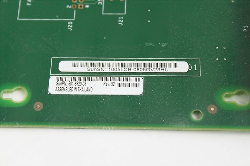 Sun Microsystems Sun Fire X4100 X4200 Power Distribution Board 501-6920-03 - Picture 3 of 3