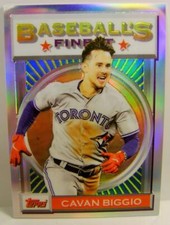 CAVAN BIGGIO #168 REFRACTOR TOPPS BASEBALLS FINEST FLASHBACK 2020