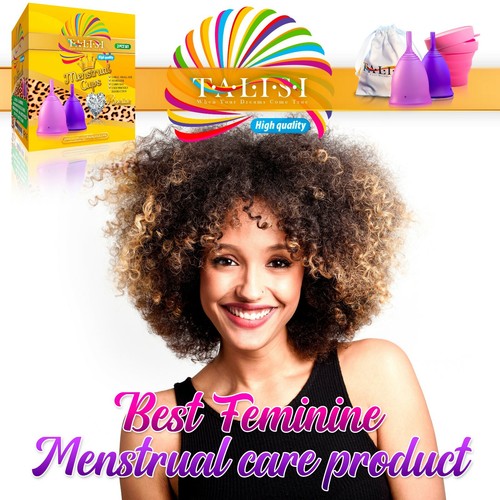 Talisi Copa Menstrual Femenina Pequeña Gran Período Set y Esterilizador Silicona Copa - Imagen 10 de 11