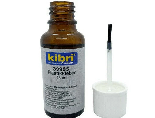 Kibri 39995 Plastikkleber für alle Kunsstoffmodelle 25 ml 22 Gramm NEU