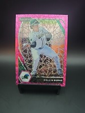 2021 Panini Prizm Draft Picks - Pink Velocity Prizm #PDP167 Collin Burns (RC)