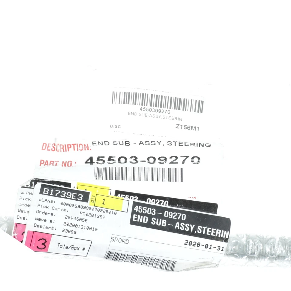 Barra de amarre de dirección de suspensión Highlander original Toyota 2003-2007 45503-09270 Foto 4 de 4