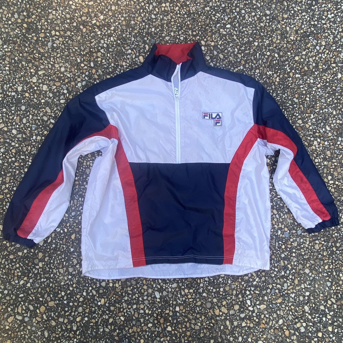 Vintage FILA BJ BJORN BORG ERA Windbreaker Pullover Nylon JACKET