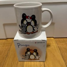 Pingu Mug cup retro rare Japan hobby anime m612